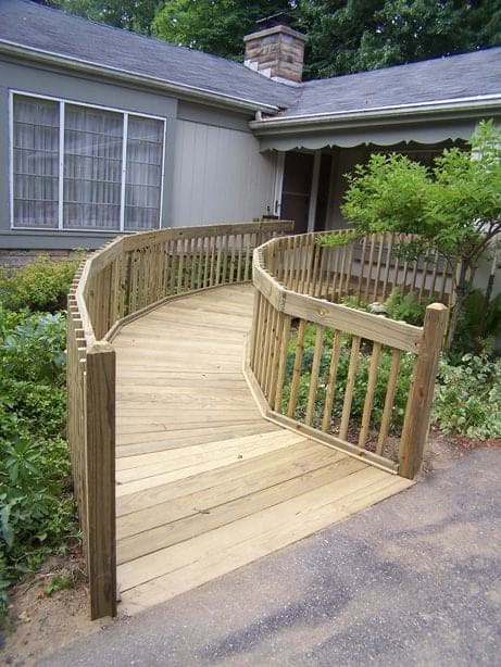 wheelchair ramp construction